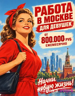 Мы платим девушкам от 800.000 руб ежемесячно